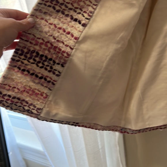 Cold water Creek Pink and Cream, Multi Blazer, 3/4 Sleeve, NWT, Womens 12p - Picture 9 of 9